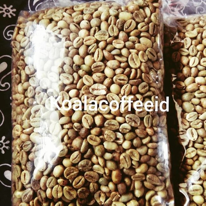 Green bean 1kg biji kopi robusta lampung red cherry petik merah