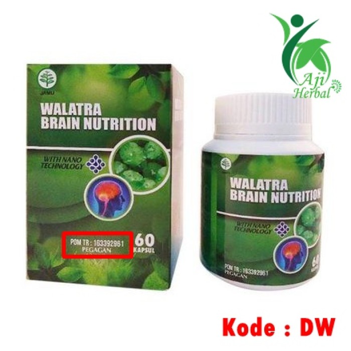 Obat Brain Nutrition Kapsul Original 200 Gram