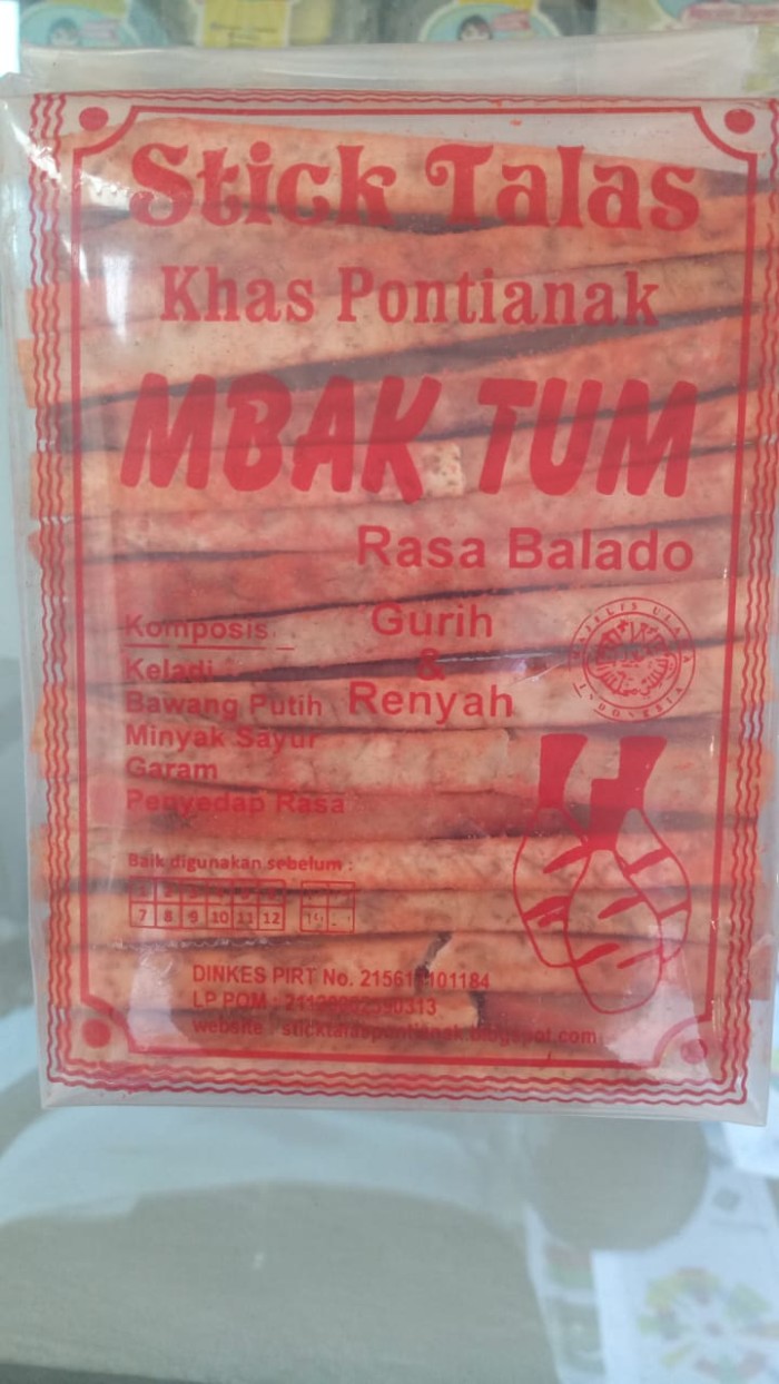 Stick Talas Khas Pontianak  200 gram